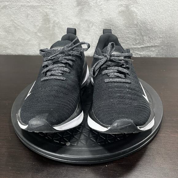 Nike Womens Size 8 ReactX Infinity Run 4 Low Black White Lace Up Athletic Shoes - Picture 2 of 10